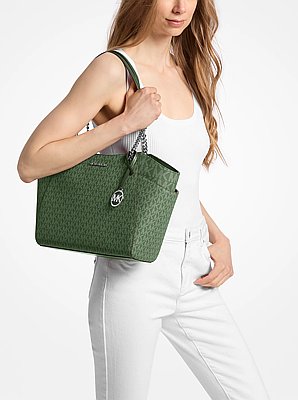 Bolso de hombro Jet Set grande con logotipo exclusivo