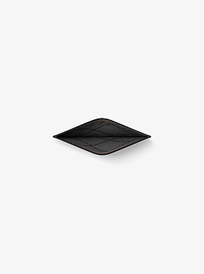 Edison Saffiano Leather Card Case