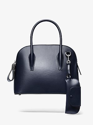 Bolso satchel Kaitling mediano de piel en forma de domo