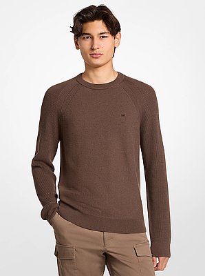 Wool Blend Crewneck Sweater