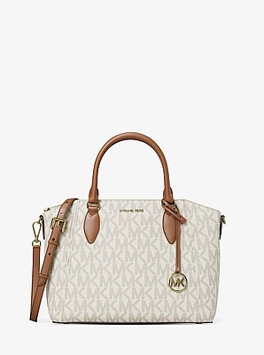 Sienna Medium SIgnature Logo Satchel
