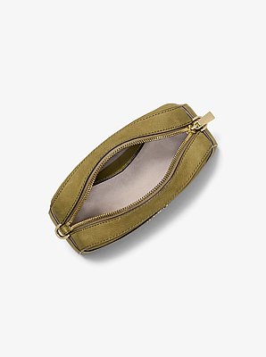 Bandolera peque&ntilde;a Jet Set de nobuk para c&aacute;mara