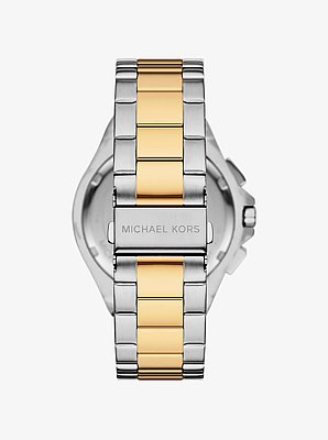 Reloj Lennox oversize en dos tonos