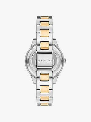 Liliane Pav&eacute; Two-Tone Watch