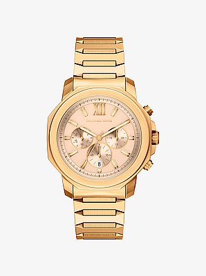 Oversized Prescott Gold-Tone Watch