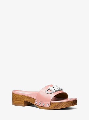 Sandalia Parker de piel con plataforma