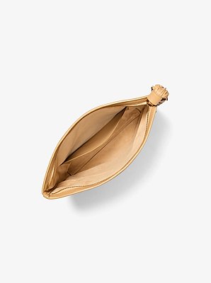 Bolso clutch Thalitha plegable de piel