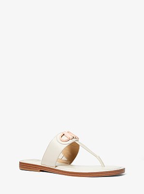 Parker Leather T-Strap Sandal