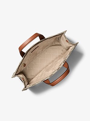 Shopper Gigi Large aus Jacquard mit Logomuster