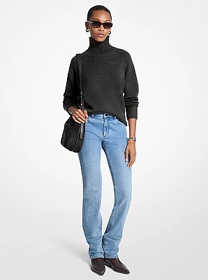Pullover dolcevita in lana