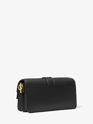 Bolso de hombro Greenwhich mediano de piel saffiano