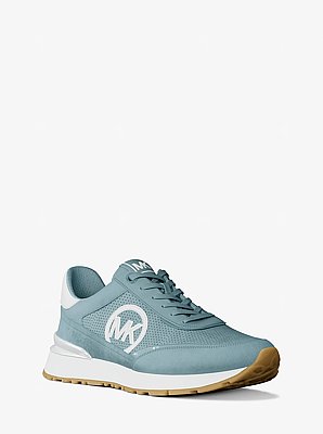 Nova Perforated Suede Trainer