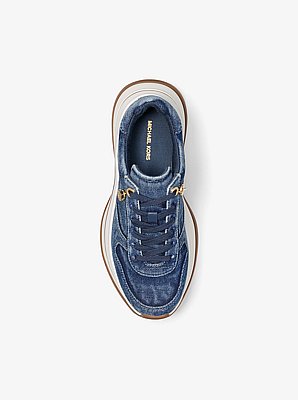 Sneaker aus Denim mit Arla-Waschung
