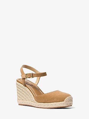 Espadrille Kenzie aus Wildleder mit Keilabsatz