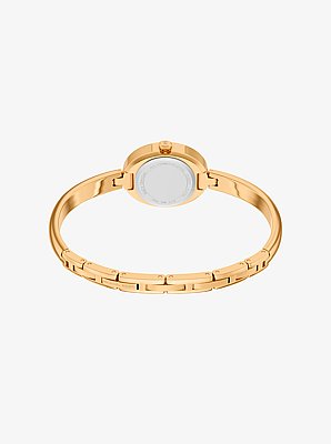 Petite Maude Gold-Tone Bangle Watch
