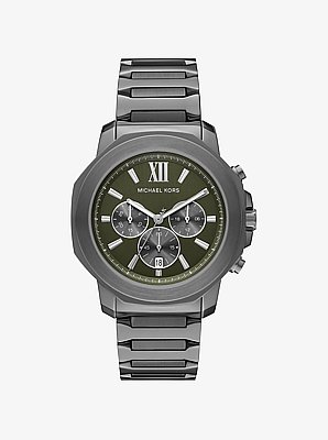 Oversized Prescott Gunmetal Watch