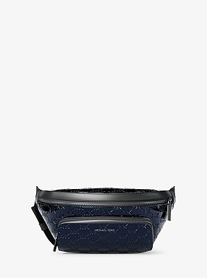Sac &agrave; une bretelle Cooper utilitaire de taille moyenne &agrave; logo m&eacute;tallis&eacute; et grav&eacute;