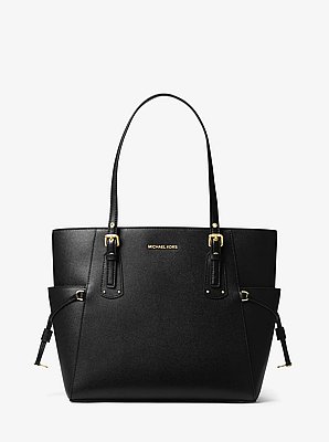 Bolso tote Voyager peque&ntilde;o de piel de grano cruzado