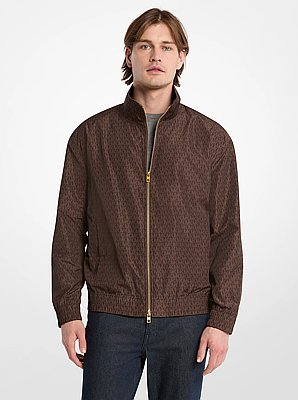 Windbreaker mit Signature-Logomuster