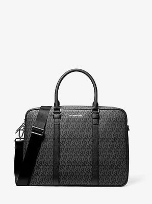 Hudson Medium Signature Logo Briefcase