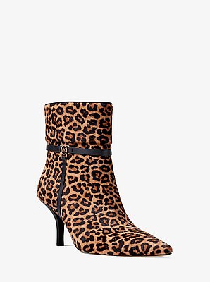 Nalia Leopard Print Calf Hair Boot