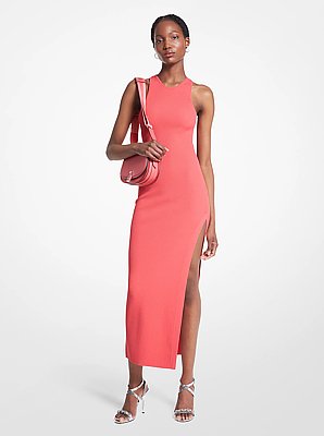 Ribbed Stretch Knit Tank Dress