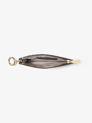 Petit porte-cartes Jet Set en cuir grain&eacute;