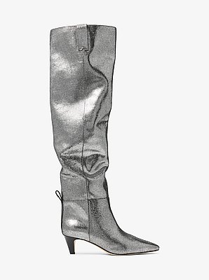 Daniela Metallic Leather Boot