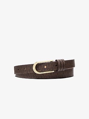 Signature Logo Skinny Belt