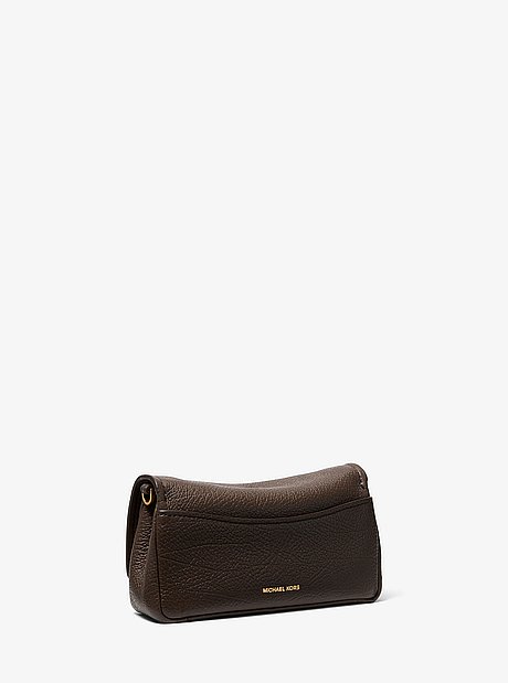 Petite pochette Bryant en cuir textur&eacute;