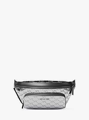 Cooper Medium Metallic Logo Debossed Utility Sling Pack