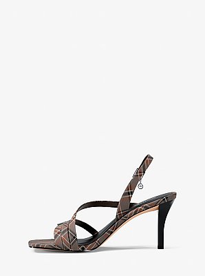 Yvette Plaid Print Sandal