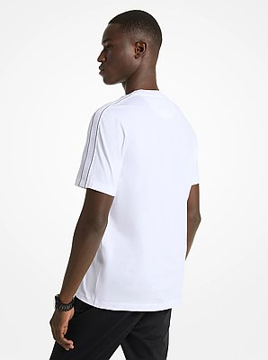 Logo Tape Cotton T-Shirt
