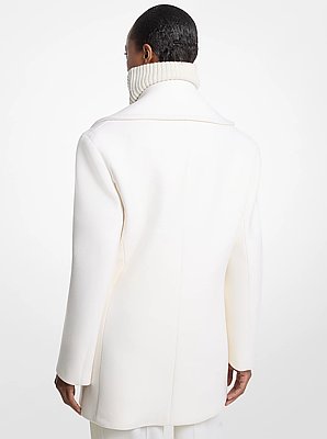Wool Melton Officer Peacoat