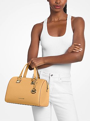 Bolso de lona Grayson de piel granulada