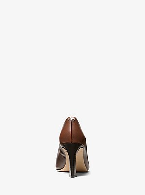 Darrah Burnished Leather Pump