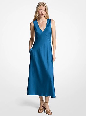 Satin Midi Dress