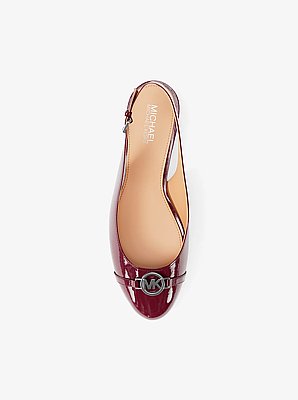Chaussure plate &agrave; bride arri&egrave;re Dori vernie