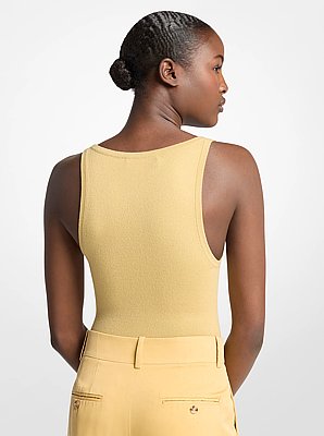 Stretch Cashmere Blend Bodysuit