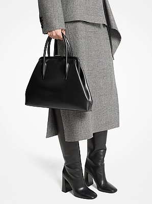 Sofia Large Leather Frame Satchel