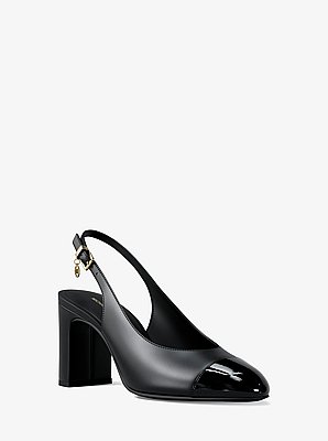 Zapato de sal&oacute;n Piper Flex de piel con tal&oacute;n descubierto