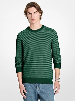 Textured Cotton Sweater