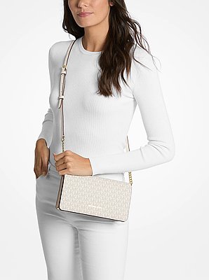 Jet Set Medium Signature Logo Crossbody Bag