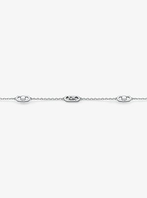 Astor Link Small Precious Metal-Plated Sterling Silver Necklace