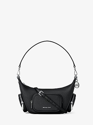 Merritt Small Pebbled Leather Convertible Crossbody Bag