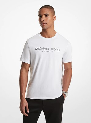 Camiseta gr&aacute;fica de algod&oacute;n con logotipo