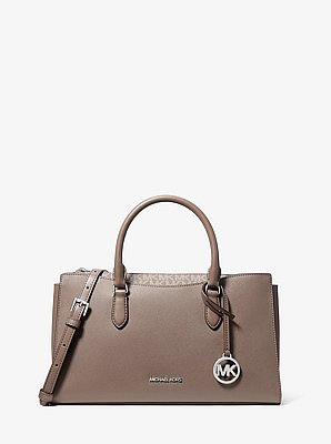 Arden Medium Top-Zip Satchel