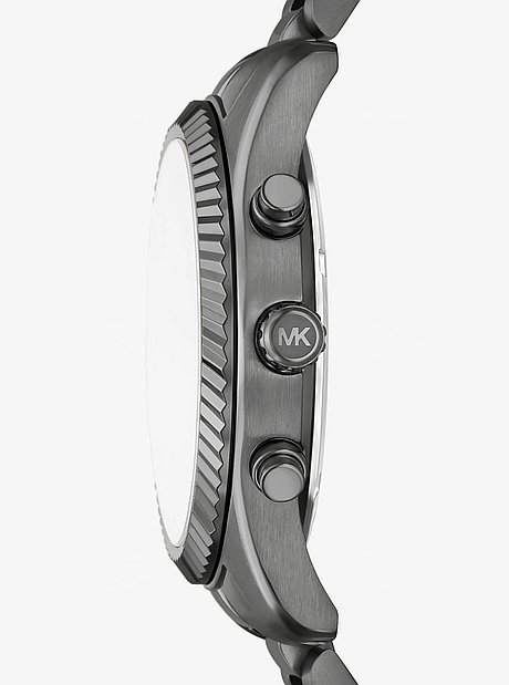 XXL-Armbanduhr Lexington in Mattgrau