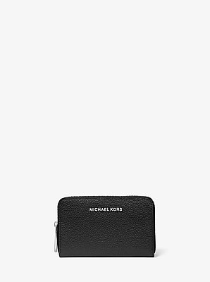 Cartera peque&ntilde;a de piel granulada