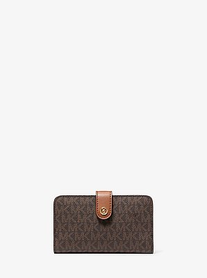 Jet Set Travel Medium Signature Logo Billfold Wallet
